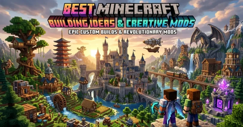 best minecraft building ideas and creative mods