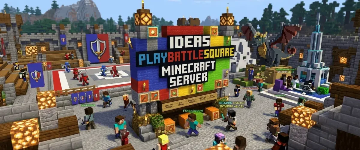 ideas playbattlesquare minecraft server