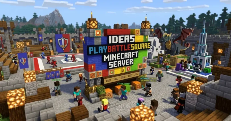 ideas playbattlesquare minecraft server