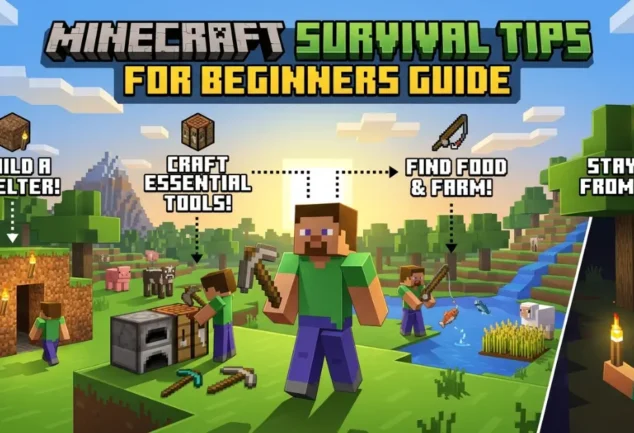 minecraft survival tips for beginners guide