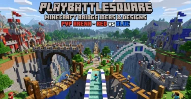 playbattlesquare minecraft bridge ideas designs