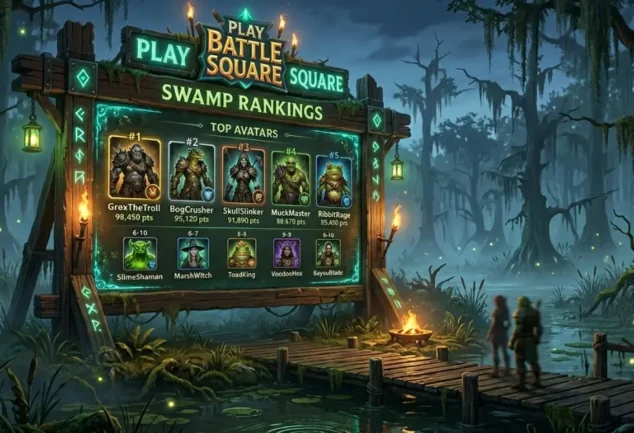 playbattlesquare rankings avatars swamp