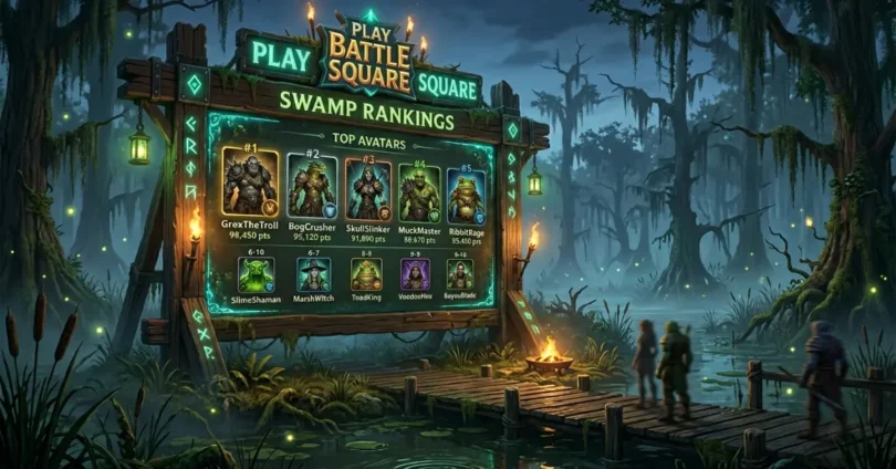 playbattlesquare rankings avatars swamp